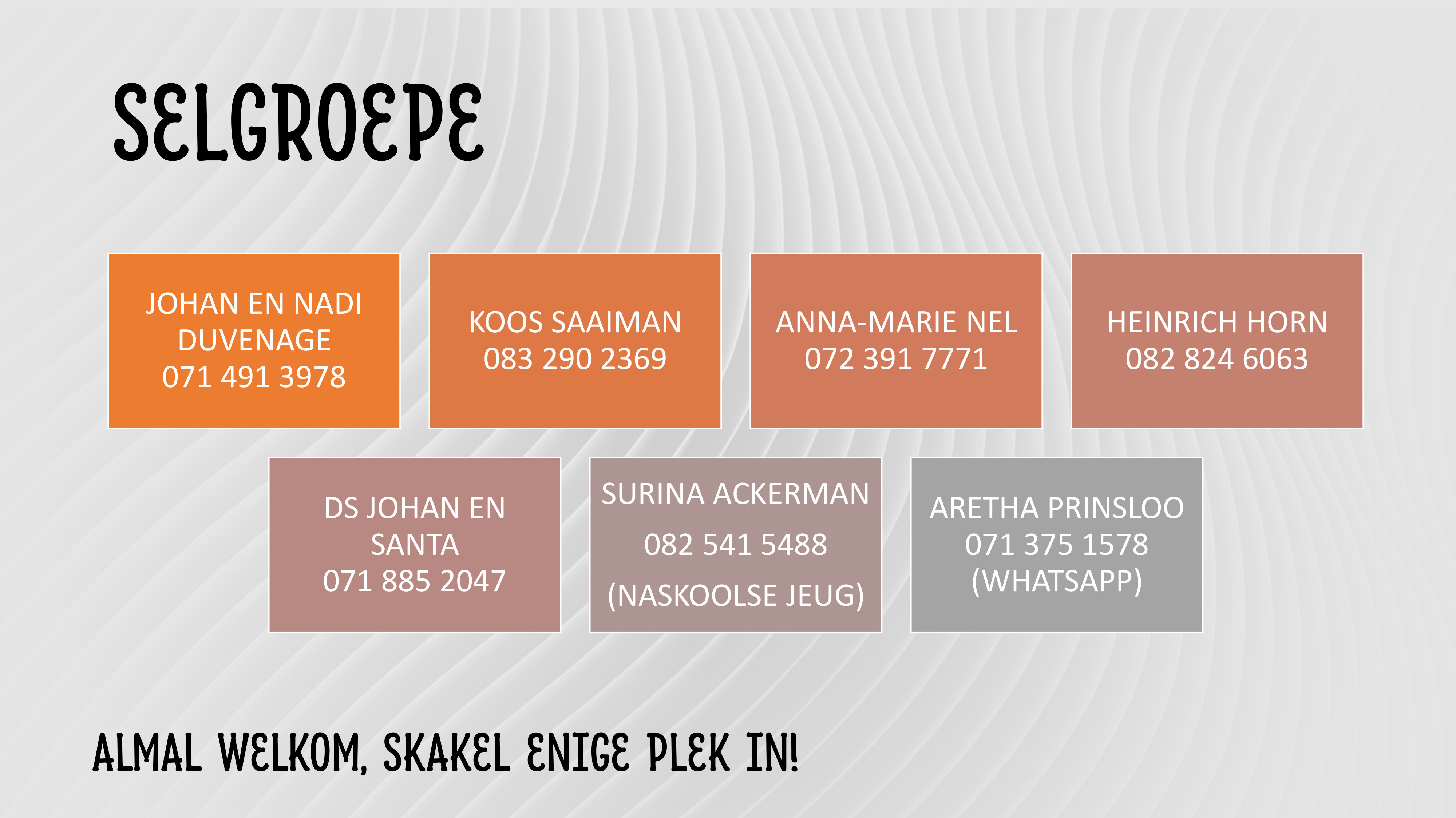 Selgroepe